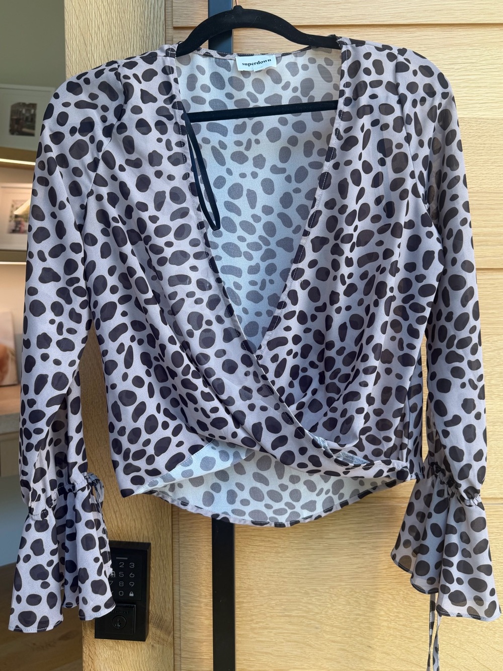 Superdown Madeline Surplice Top